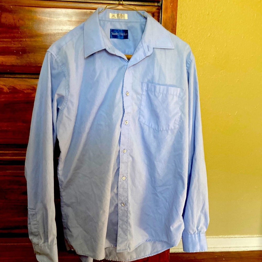 Stanley Blacker Button Down Dress Shirt